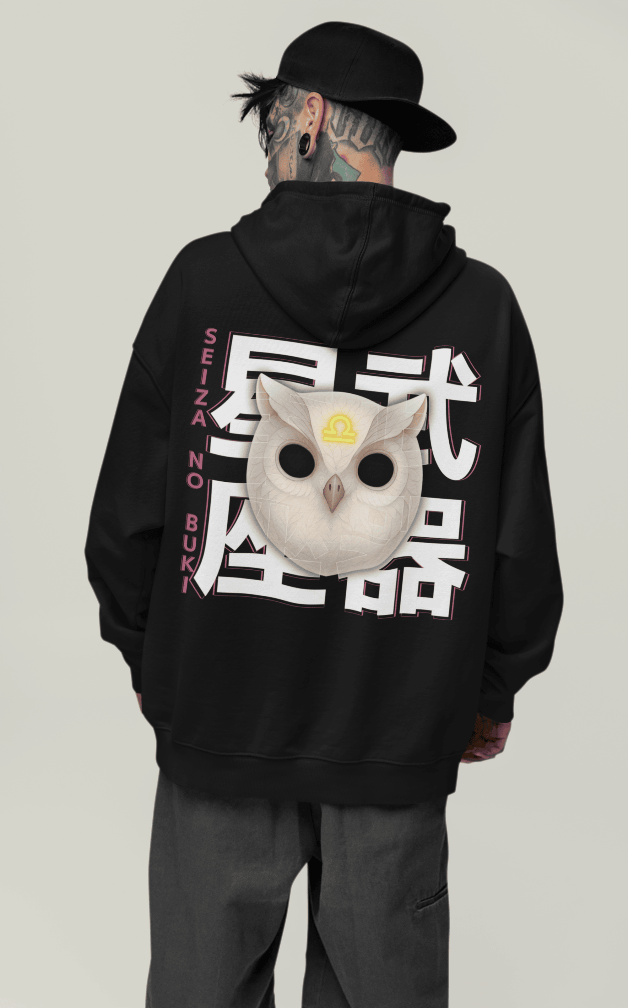 Oversized Hoodie – Sternzeichen Waage