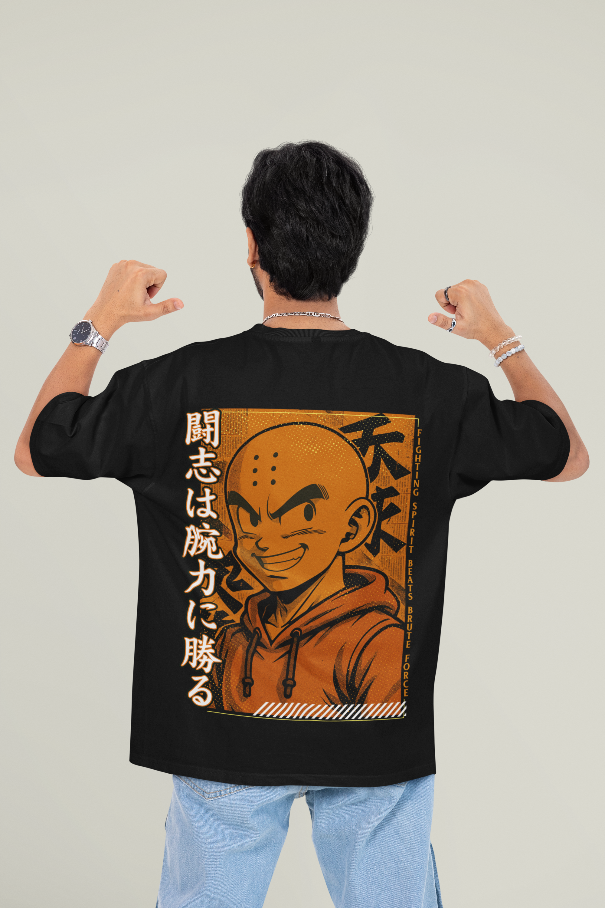 Oversized T-Shirt - Spirit beats Force