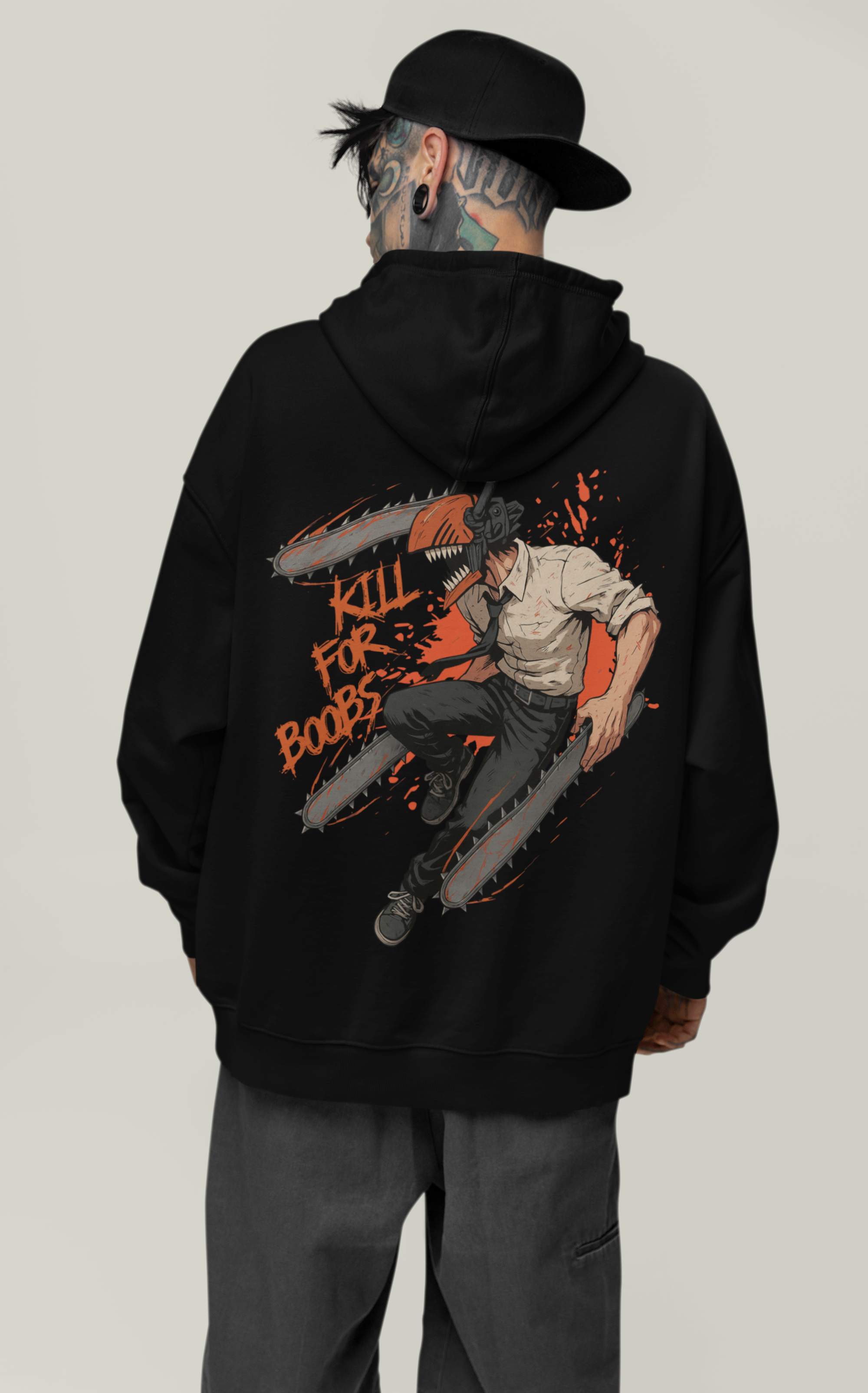 Oversized Hoodie - K for Boobs